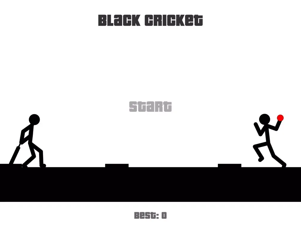 Cricket Black : Stickman iPad 应用截图