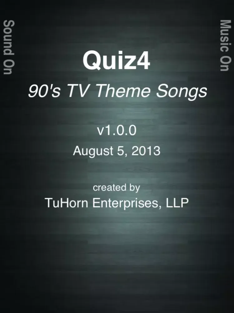Quiz4 90s TV Theme Songs iPad  স্ক্রিনশট