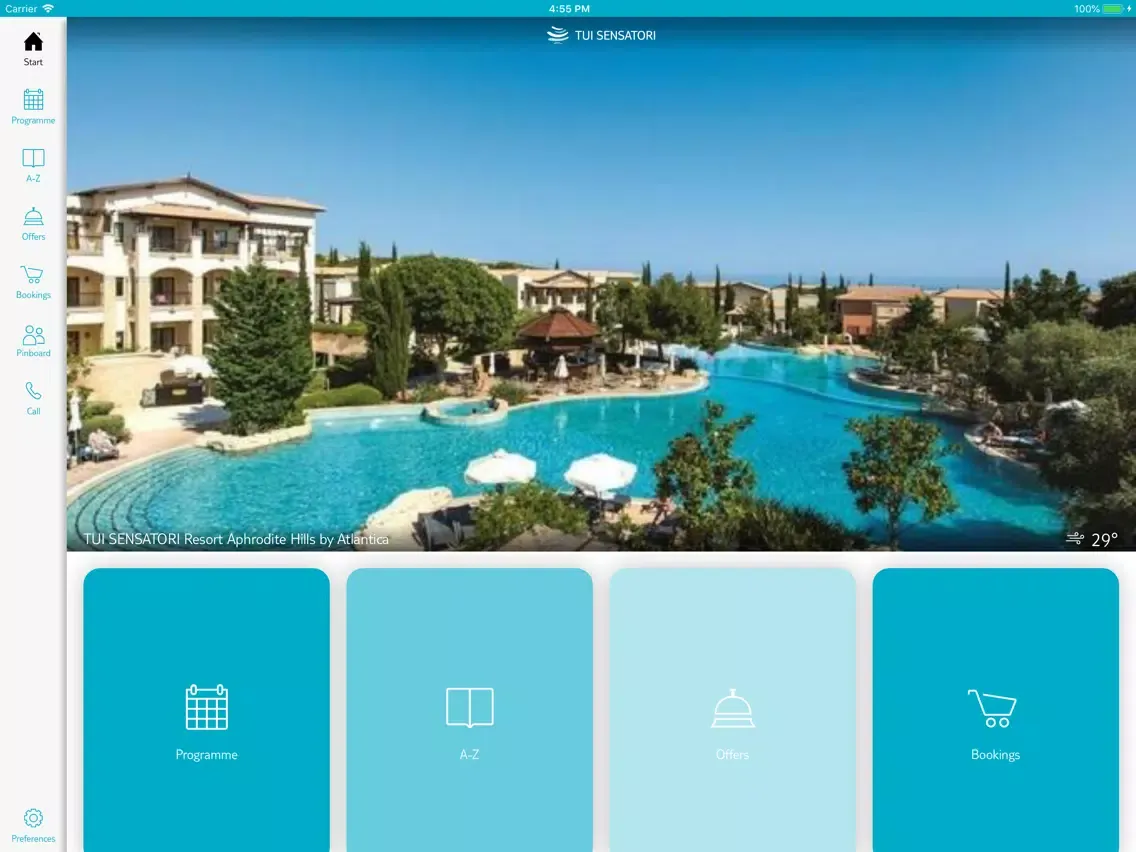TUI SENSATORI iPad  Screenshots