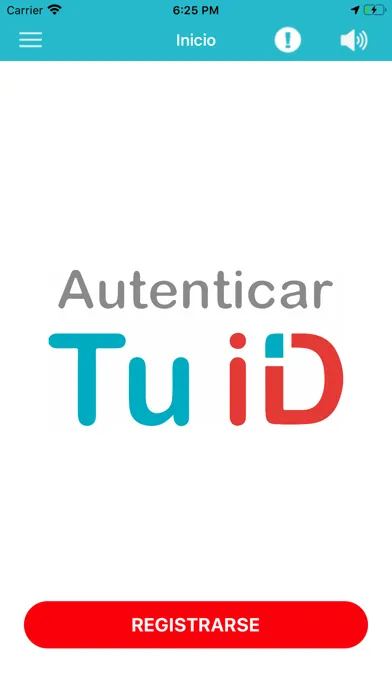 Zrzuty ekranu Autenticar TuID