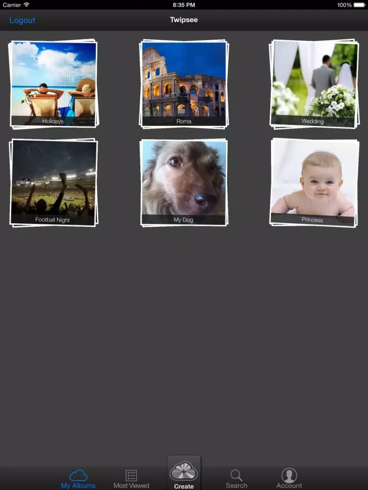 Twipsee iPad 應用截圖