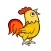 Rooster - Crossing the road