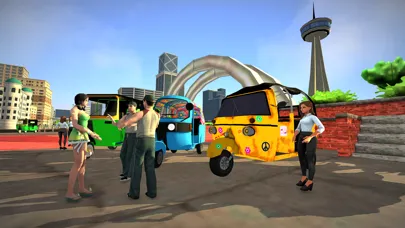Tuk Tuk Rickshaw Simulator 3D Ekran Görüntüleri