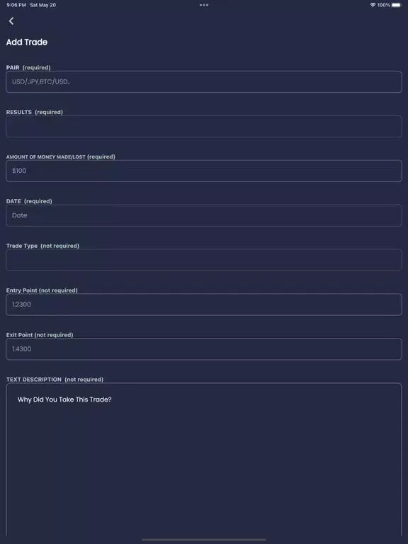 Fxlog iPad  سکرین شاٹس