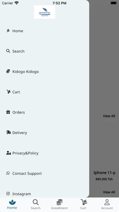 TronixSale Screenshots