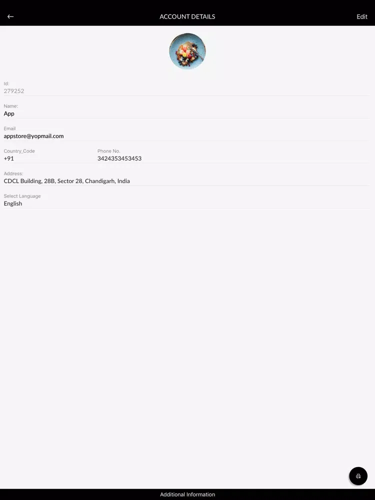 Ảnh chụp màn hình của Tuki Business iPad 
