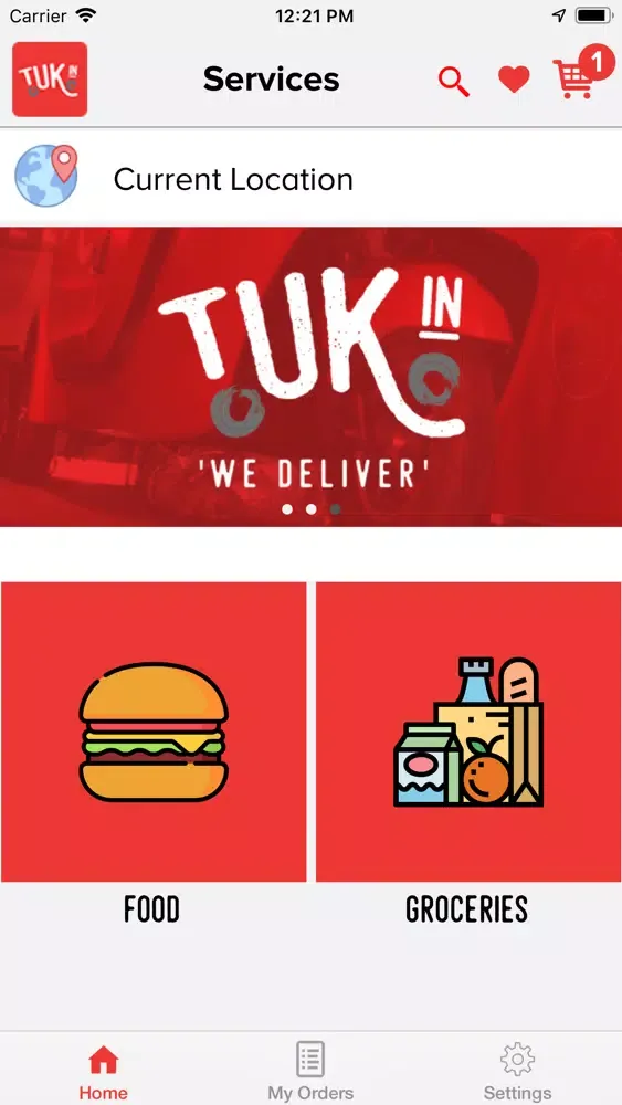 TukIn 1 Hour - Home delivery Screenshots