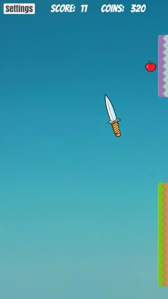 Tangkapan skrin KnifeJuggler
