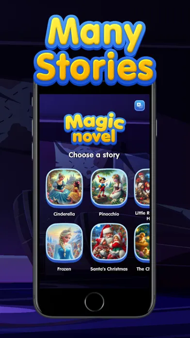 Magic Novel - AI Tells stories स्क्रीनशॉट