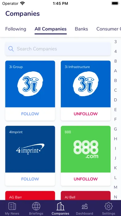 Screenshot di Briefcase - curated news
