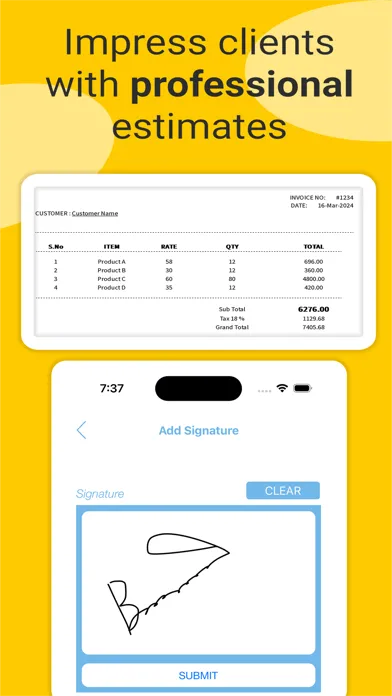 صور Invoice And Estimate Maker