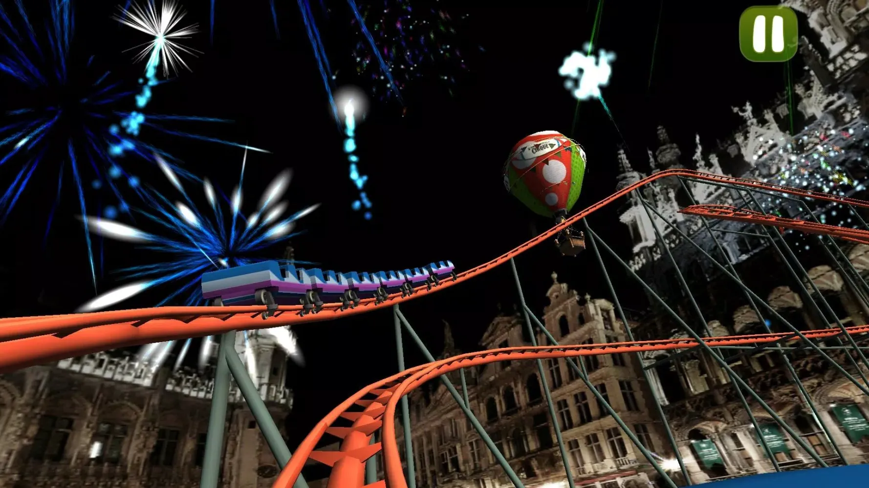Captures d'écran de Roller Coaster Park: Fun Games