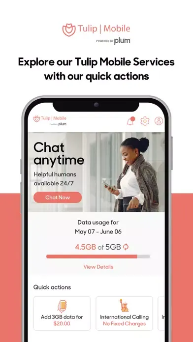 Tulip Mobile Screenshots