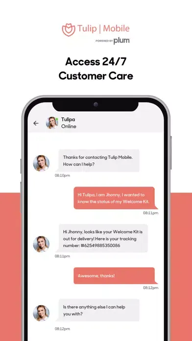Tulip Mobile Screenshots