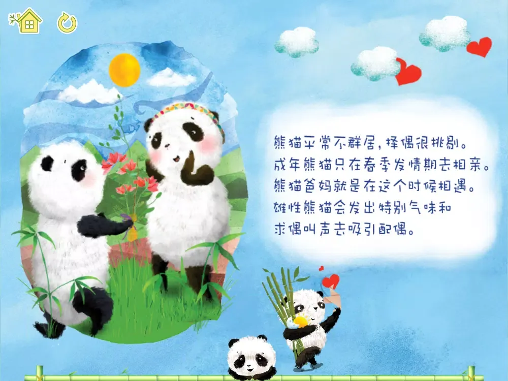 熊貓多多系列 02 - 谁爱我 iPad 应用截图