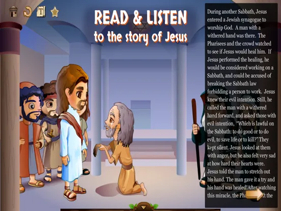 Capturas de pantalla de Gospel of Mark iPad 
