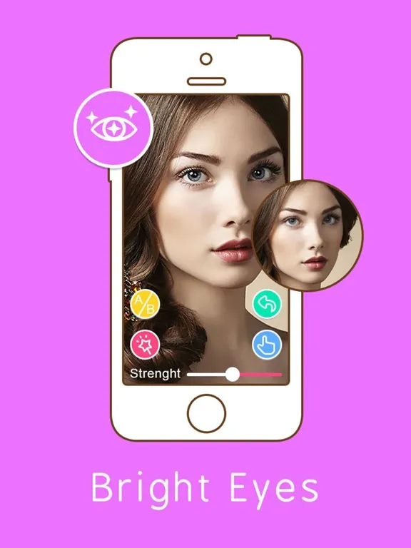 تصاویر Eye Color Changer -Face Makeup iPad 