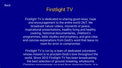 Firstlight TV স্ক্রিনশট