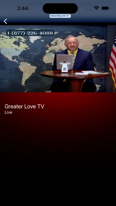 Capturas de tela do Greater Love TV