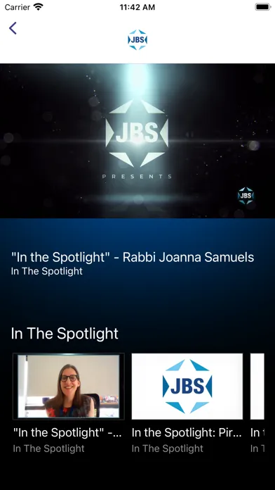 Captures d'écran de JBS -Jewish Broadcasting Serv.