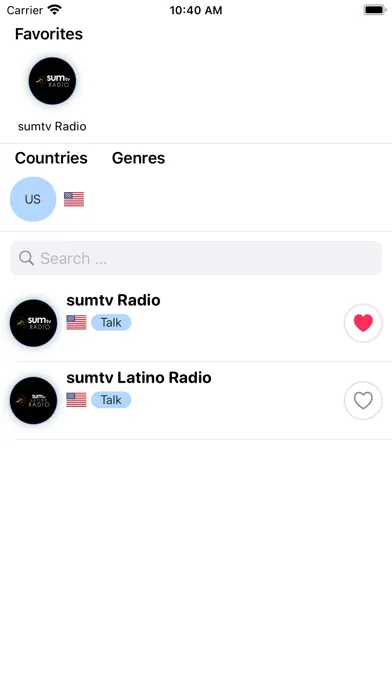 Zrzuty ekranu sumtv Radio
