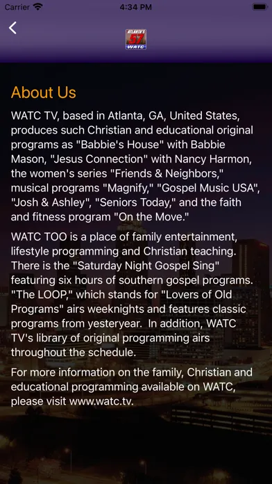 Capturas de pantalla de WATC TV 57
