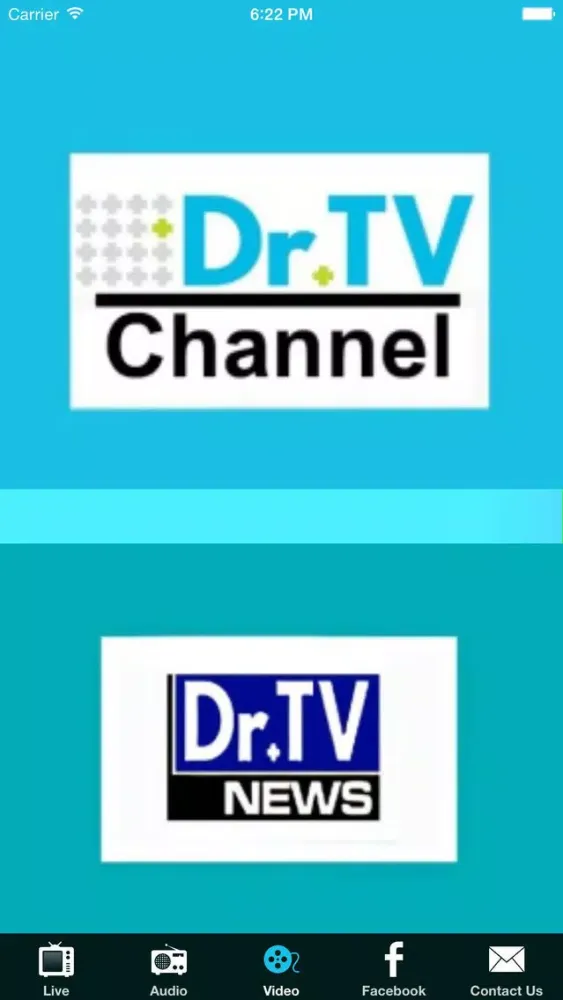 Capturas de tela do DrTV