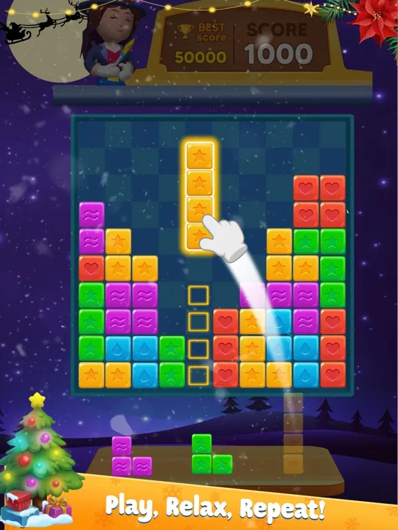 Ảnh chụp màn hình của Block Puzzle Classic 3D iPad 