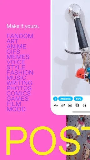 Tumblr—Fandom, Art, Chaos Screenshots