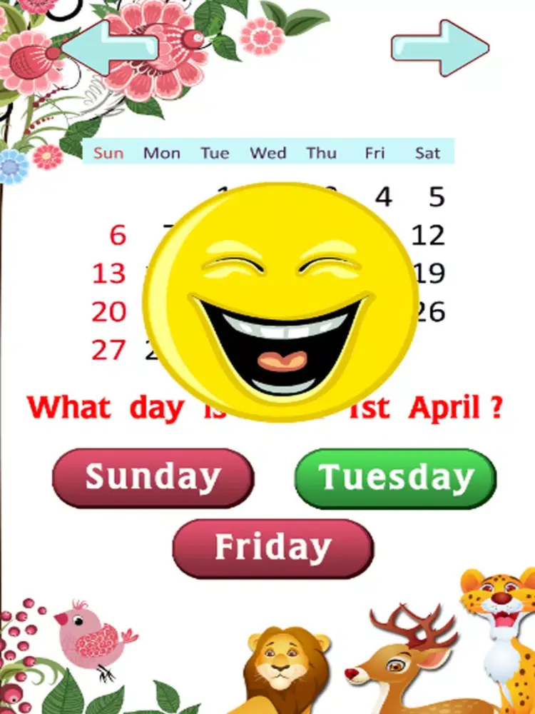 Learn English Vocabulary - Days : Education games iPad  スクリーンショット