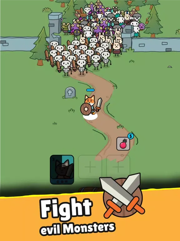 Legend of Hero Fox: Idle RPG iPad 应用截图