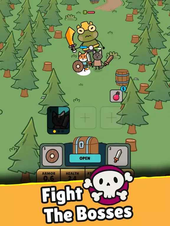 Legend of Hero Fox: Idle RPG iPad 应用截图