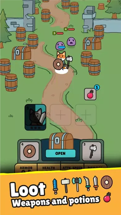 Legend of Hero Fox: Idle RPG应用截图
