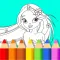 Coloring Mermaid and Princess