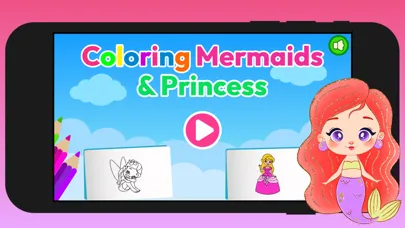 Coloring Mermaid and Princess Screenshots