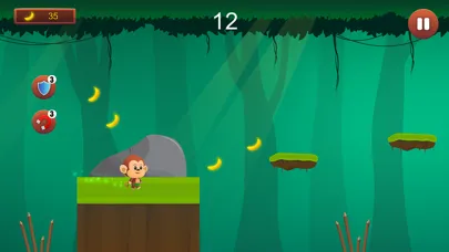 Tangkapan layar Monkey Run, Jump & Go Bananas!