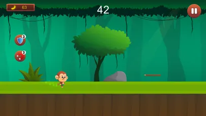 Tangkapan layar Monkey Run, Jump & Go Bananas!