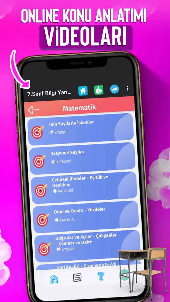 CepOkul: Tüm Dersler Test Çöz应用截图