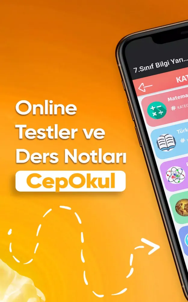 CepOkul: Tüm Dersler Test Çöz应用截图