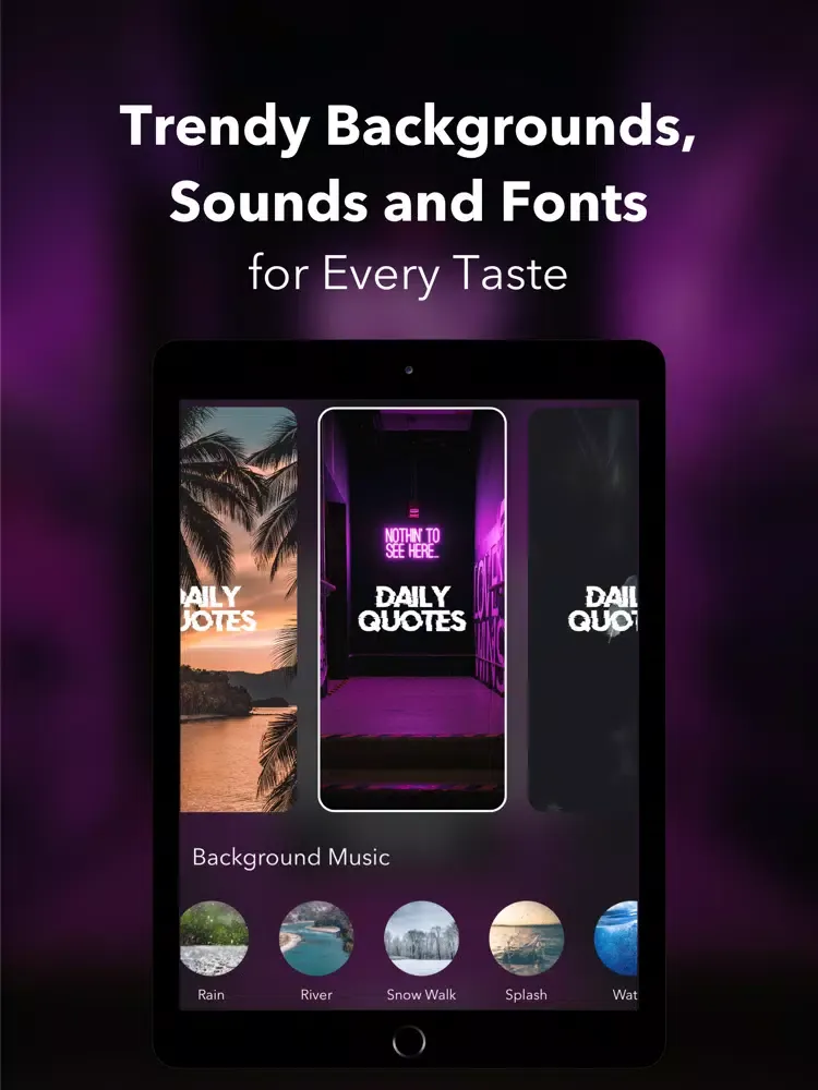 Ảnh chụp màn hình của Daily Quotes - Custom Widgets iPad 