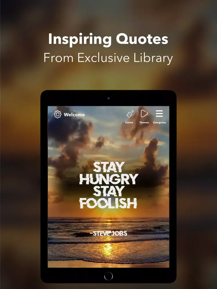 Ảnh chụp màn hình của Daily Quotes - Custom Widgets iPad 