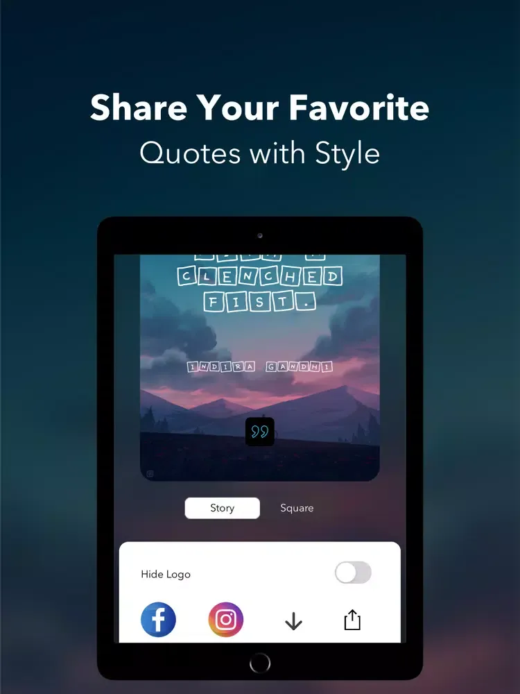Ảnh chụp màn hình của Daily Quotes - Custom Widgets iPad 