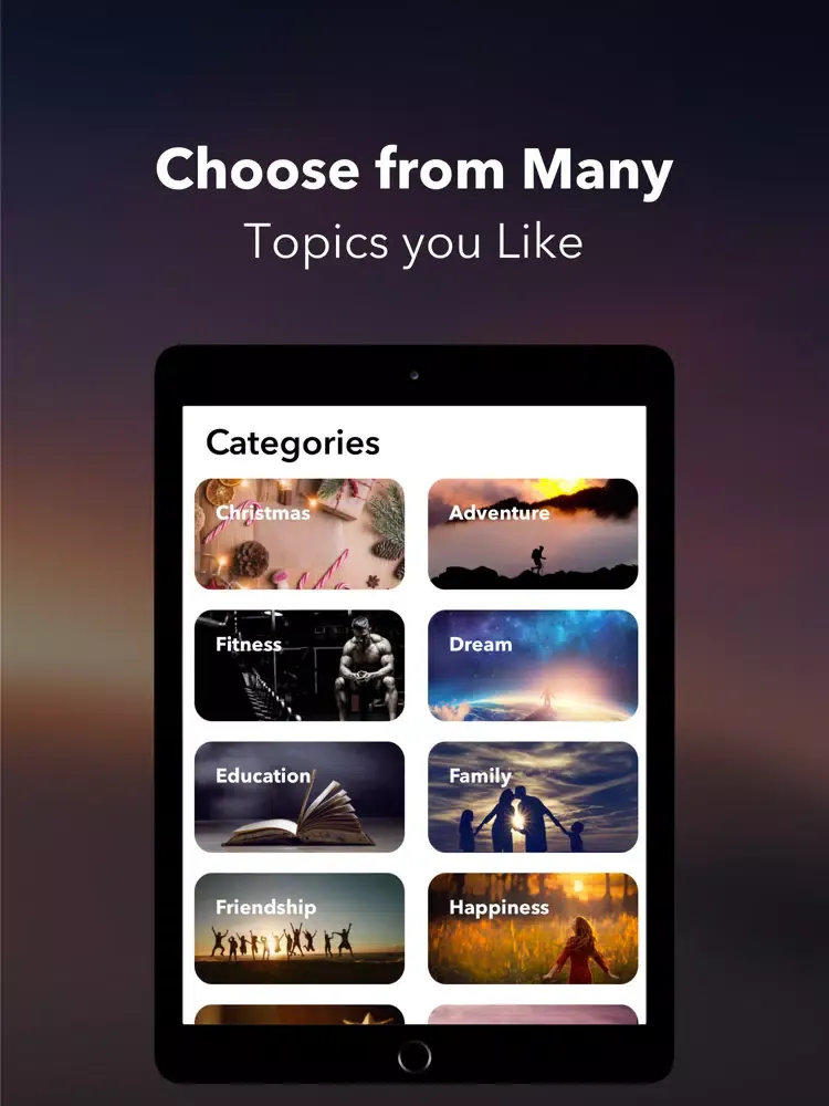 Ảnh chụp màn hình của Daily Quotes - Custom Widgets iPad 