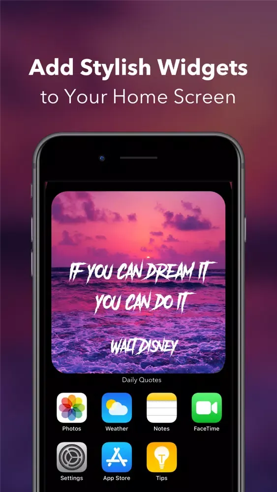 Ảnh chụp màn hình của Daily Quotes - Custom Widgets