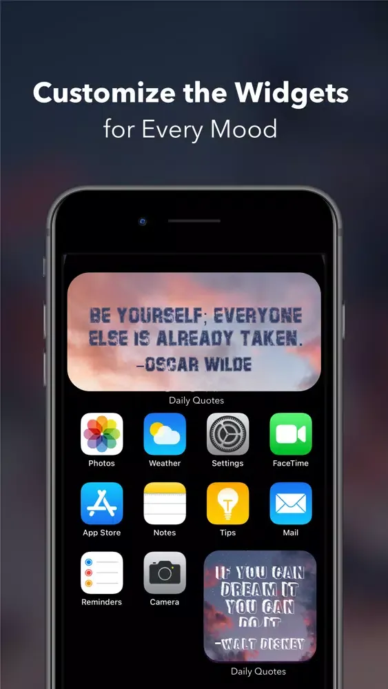 Ảnh chụp màn hình của Daily Quotes - Custom Widgets