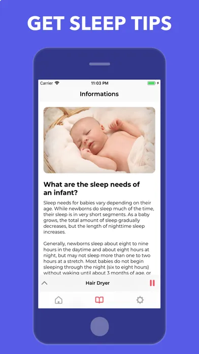 Zrzuty ekranu Pacifr: Baby Sleep White Noise