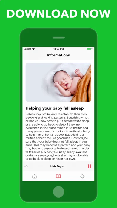 Zrzuty ekranu Pacifr: Baby Sleep White Noise