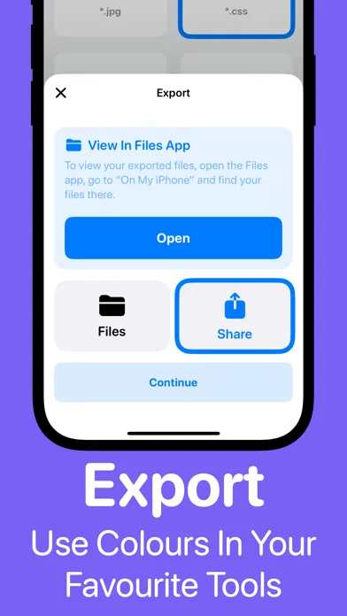 Create Color Palettes স্ক্রিনশট