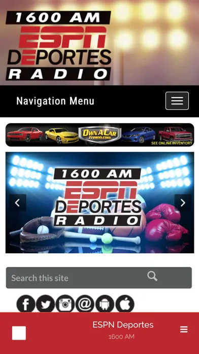 ESPN Deportes 1600 AM - KGSTAM應用截圖