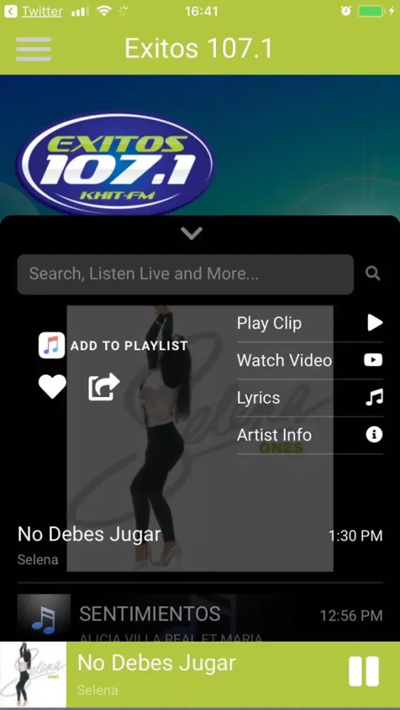 Скриншоты Exitos 107.1 - KHIT